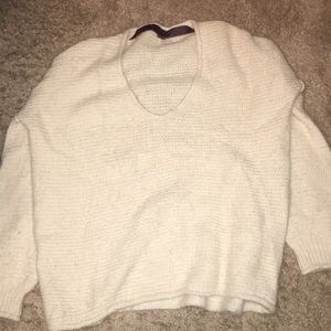 Free people oversized knit sweater